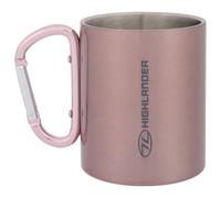 Tazza termica Highlander Outdoor con moschettone 300 ml - Rosa