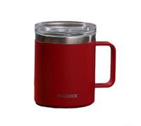 Tazza termica in acciaio inox 304 con coperchio stretto per preservare la temperatura delle bevande e prevenire fuoriuscite, adatta per casa, ufficio o viaggi (rosso)