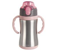 Tazza termica per bambini, in acciaio, rosa, 300 ml