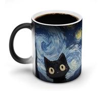 Tazza termica post-impressionismo Van Gogh in ceramica per gli amanti del caffè, design unico