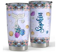 Tazza Termica Riutilizzabile Tazze Da Viaggio Portatile Travel Tumbler Per Anniversario Auto Compleanno 590 Ml Gioielli In Stile Tumbler Con Consigli Personalizzati A Forma Di Sirena