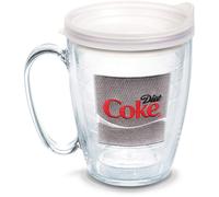 Tazza termica Tervis Coca-Cola da 16 once con coperchio trasparente e logo Coca-Cola Light (Coca-Cola)