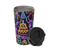 Tazza Termica The Party Was Seamless In Acciaio Inossidabile Con Coperchi Tazza Auto, Per Casa, Ufficio, Sport, 17Oz