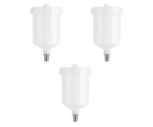 Tazza Vernice HVLP 600 Ml Compatibile Con SATA Sprayer | Adatto a pistola spruzzatrice Jet; Include connettore per tazza; Facile installazione e utilizzo