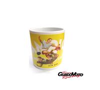 TAZZA VINTAGE GIALLA CAMPIONI DEL MONDO DI CALCIO VPCE01