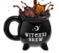 Tazza Witches Brew Calderone, Tazze Da Caffè in Ceramica Nera Da 10 Oz, Divertente Calderone Delle Streghe, Decorazione Calderone Delle Streghe per Halloween