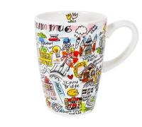 Tazza XL Amsterdam 0,5L in ceramica dipinta a mano - souvenir della collezione Blond City
