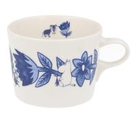 Tazza Yamakasyoten MOOMIN "Blue Flora" 260 ml Flower Design Made in Japan MM7...