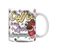 Tazze a parole, tazza con parole,Tazza in ceramica a tema caffè da 350 ml | Tazza di novità per della casa di lavoro, tazza di latte per la colazione per il tè del caffè