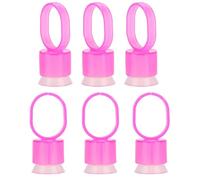 Tazze Ad, Tazze Ad per Inchiostro per Tatuaggi Colla per Pigmenti Microblading Supporto per Trucco Anelli per Trucco Tavolozza per Anelli di Colla Anelli per Unghie in Plastica con (100)