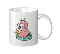 Tazze Alpaca Wearing A Sailor'S Hat Statement Tazza In Ceramica Retrò Tazza Colazione Porcellana Per Caffe Anniversario Quotidiano