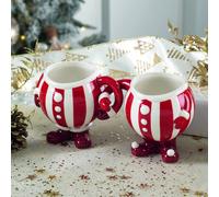 Tazze Babbo Natale in Ceramica Set 2 Pezzi