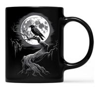 Tazze Black Crow Crow Bird Colorata Tazze Colazione Resistenti Mug In Porcellana Per Home Thè Latte