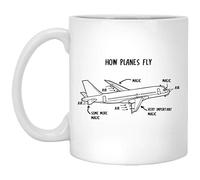 Tazze Caffe How Planes Fly Aircraft Mechanics Con Manici Tazze Mug Con Manico Tazza Da Tè Per Anniversario Thè Caffe