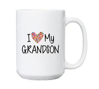 Tazze Caffe I Love My Grandson Con Manico Tazze Durevole Tazza Colazione Porcellana Per Moglie Thè Caffe