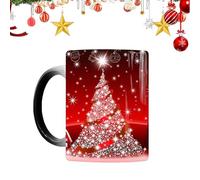 Tazze Cambio Colore - Tazza Cambia Colore A Tema Vacanze, Tazza Di Natale Rivelatore Di Colore Vacanze | Tazza In Ceramica Sensibile Al Calore Cambia C
