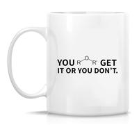 Tazze Colazione Chemistry Pun You Ether Get It Or You Don'T Con Manico Tazze Da Caffè In Ceramica Resistenti Mug In Porcellana Per Quotidiano Home Anniversario