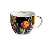 Tazze Colazione di Egandella Collezione Le Pupazze. Oggetto Realizzato in New Bone chinadi Colore Nero. La referenza è: 214038