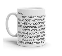 Tazze Colazione Sams Note Jersey Shore Durevole Tazze Mug Antimacchia Tazza In Porcellana Per Caffe Thè Anniversario