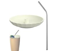 Tazze Con Coperchi In Silicone: Coperchi Riutilizzabili Per Bevande Di Qualità Alimentare, Coperchi Ermetici A Prova Di Polvere | Coperture Per Tazze Flessibili Senza BPA Per Mantenere Le Bevande