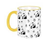 Tazze Cute Little Panda 330Ml Tazza Con Manico In Porcellana Tazze Da Caffè Per Latte Bevande Uomo