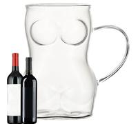 Tazze da birra sexy - Bicchieri da bere congelatore, boccali da pub e cocktail, forma corpo originale, grande capacità per birra, design pratico ed elegante, ideale per feste, bar e uso domestico |