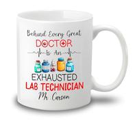 Tazze Da Caffè An Exhausted Lab Technician Tazzine Da Caffè,Personalizzabile,Particolari,Tazza In Ceramica Per Uomo Donna Lavoro 330Ml