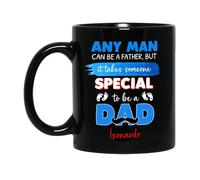 Tazze Da Caffè Any Man Can Be A Father, But It Takes Someone Ceramica Mugs,Multicolore,Con Manico,Tazza In Ceramica Per Donna Papà Caffè E Tè 330Ml
