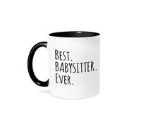 Tazze Da Caffè Best Babysitter Ever 330Ml Tazza In Porcellana Classica Mug Per Donna Ufficio Uso Domestico