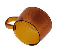 Tazze da caffè Bodum, Tazza in Borosilicato da 250 Ml Tazza in Vetro Borosilicato Trasparente Tazza da caffè a Fondo Piatto con Manico per caffè, Latte, Latte (Succinite)