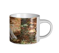 Tazze da caffè, colazione, tazza da latte d'avena, tazza da tè, tazza in ceramica, grande, setter inglese, autunno, animali domestici, cani, inglese,Bianco,Taglia unica