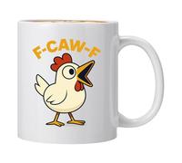 Tazze Da Caffè Con Design Originale - Divertente in Ceramica a Forma di Gallina da 325 ml,da Tè a Forma di Gallo,per Colleghi Donne Tè Lavoro Caffè Latte Cioccolata Calda Bevanda Compleanno