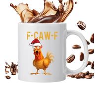Tazze Da Caffè Con Gallo - 350 ml Divertente a Tema Animale con Manico Ergonomico in Ceramica | da Tè Animale - Per Autunno, Festività, Natale, Compleanno, Festa, Casa, Cucina, Donne, Uomini,