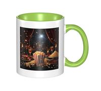 Tazze da caffè con manico per feste e serate al cinema, grandi tazze in porcellana da 11 once per bevande calde de, tazze da tè in ceramica per uomini e donne, divertenti tazze da caffè, regalo di i