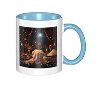 Tazze da caffè con manico per feste e serate al cinema, grandi tazze in porcellana da 11 once per bevande calde de, tazze da tè in ceramica per uomini e donne, divertenti tazze da caffè, regalo di i