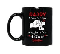 Tazze Da Caffè Daddy A Son'S First Hero Tazzine Da Caffè,Particolari,Moderne,Tazza Da Caffe Per Festa Della Mamma Ufficio Donna 330Ml