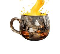 Tazze Da Caffè Di Halloween - Sentiero Stregato Tazza Spettrale Autunno Fantasma,Articoli Da Festa Per Bevande Per Casa Cucina Ristorante Appartamento