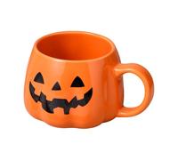 Tazze da caffè di Halloween - tazze di Halloween | Tazze di tè alla zucca | 400 ml di impugnatura ergonomica Spaventosa teatro | Zucca in ceramica Horror tazza di caffè per