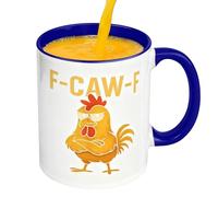 Tazze Da Caffè Divertenti | 350ml Ceramica con Impugnatura Comoda,Gallina per Caffè e Tè | Per Decorazione Scrivania Caldo Freddo Tè Latte Acqua Succo Natale Ufficio Scuola Dormitorio