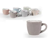 Tazze da caffè GICOS a 6 rigate senza piattini da 90 ml