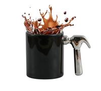 Tazze da caffè - grande riutilizzabile per il campeggio | divertenti stoviglie in ceramica con manico a , 350 ml | da caffè | per compleanno, Natale, Ringraziamento, marito, padre