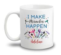 Tazze Da Caffè I Make Miracles Happen Tazzine Da Caffè,Divertenti,Personalizzabile,Tazza In Ceramica Per Donna Festa Della Mamma Caffè E Tè 330Ml