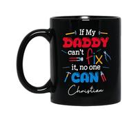 Tazze Da Caffè If My Daddy Can'T Fix It No One Can Ceramica Mugs,Moderne,Multicolore,Tazza In Ceramica Per Papà Nonna Ufficio 330Ml