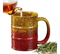 Tazze Da Caffè In Ceramica | 700ml Antiscivolo Retrò Gradiente | Da Tè Adatta Al Microonde E Alla Lavastoviglie,Per la casa, l'ufficio, l'aula, la festa del tè pomeridiano e le riunioni familiari