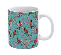 Tazze Da Caffè In Ceramica Bird Birds Spring Flowers Statement Tazza In Ceramica Resistenti Mug In Porcellana Per Moglie Thè Home