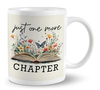 Tazze Da Caffè In Ceramica Book Lover Just One More Chapter Flower Resistenti Tazze Da Tè In Ceramica Con Manici Tazza Da Tè Per Moglie Quotidiano Home