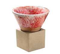 Tazze Da Caffè In Ceramica Con Base 100 Ml Triangolare Forma Conica Tazza di Porcellana Tazza Per Latte Famiglia Cucina Bar Tazze Da Caffè