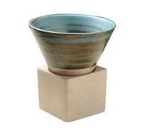 Tazze da caffè in ceramica con base in ceramica grezza tazza per caffè espresso tazza d'acqua giapponese Latte Pull Flower Porcellana-Cup per cucina