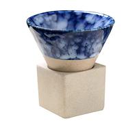 Tazze da caffè in ceramica con base in ceramica grezza tazza per caffè espresso tazza d'acqua giapponese Latte Pull Flower Porcellana-Cup per cucina