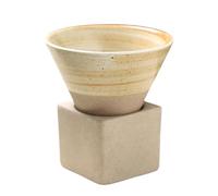 Tazze Da Caffè In Ceramica,Contenitore Per Bevande A Cono Triangolare Da 100 Ml,Da Tè In Ceramica - Per Milkshake, Cappuccino, Latte, Sake, Yogurt, Bere, Soggiorno, Camera Da Letto, Casa, Studio